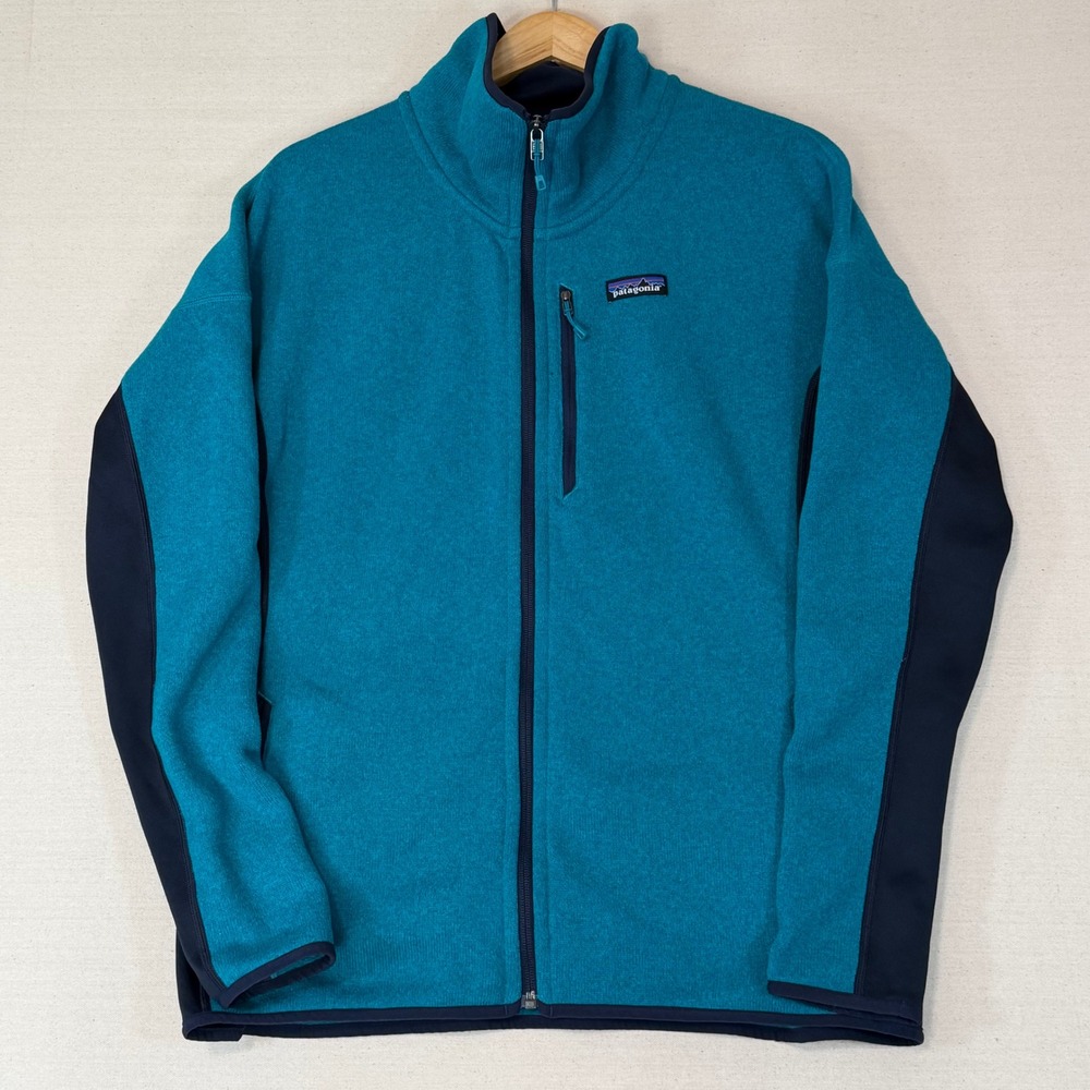 Patagonia Better Sweater Performance Fleece Jacket Womens XL Teal 25970 FA17